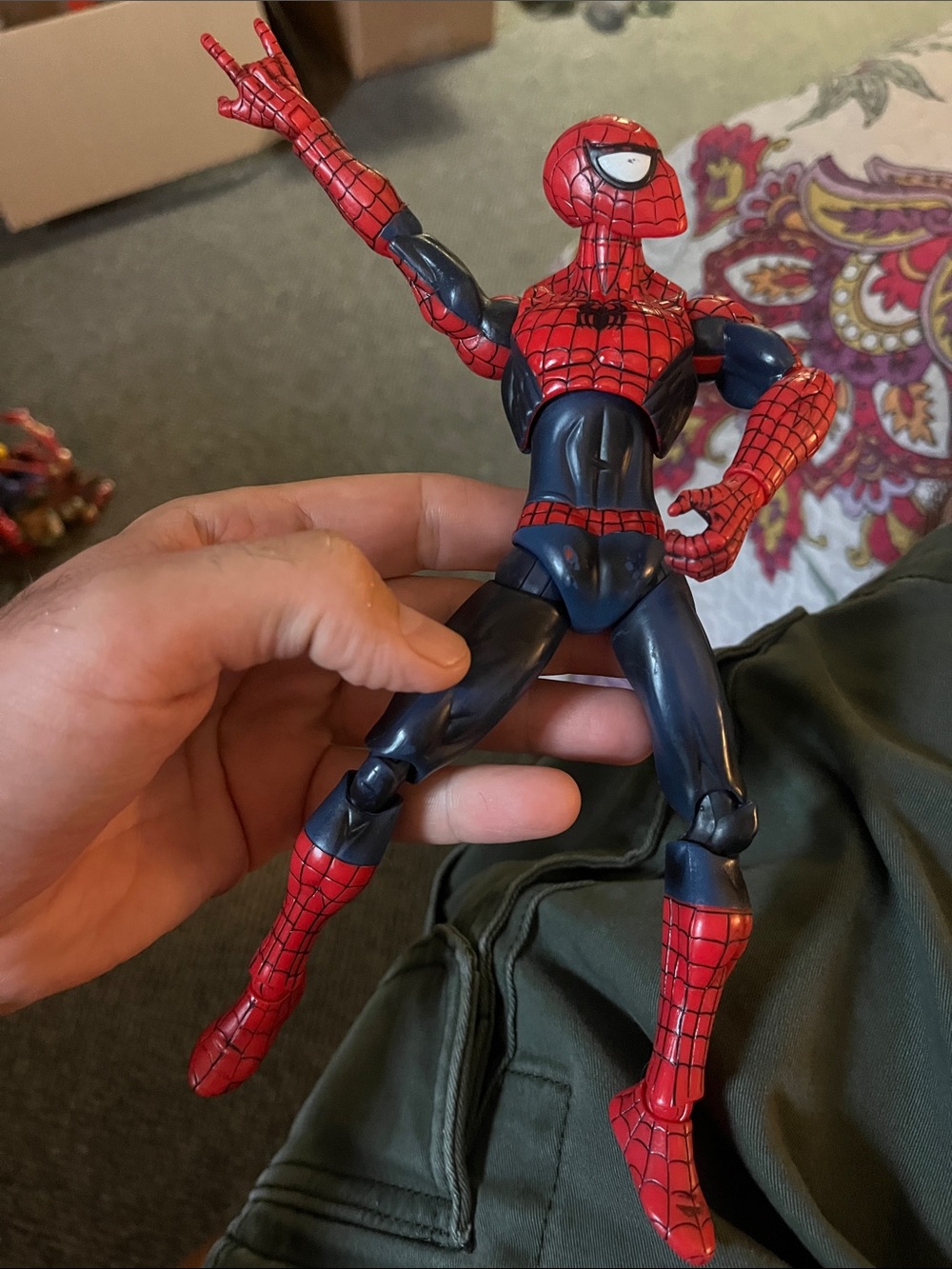 2006 Hasbro Spider-Man 3 Origins Unleashed 360 Posable Action Figure Toy 8”